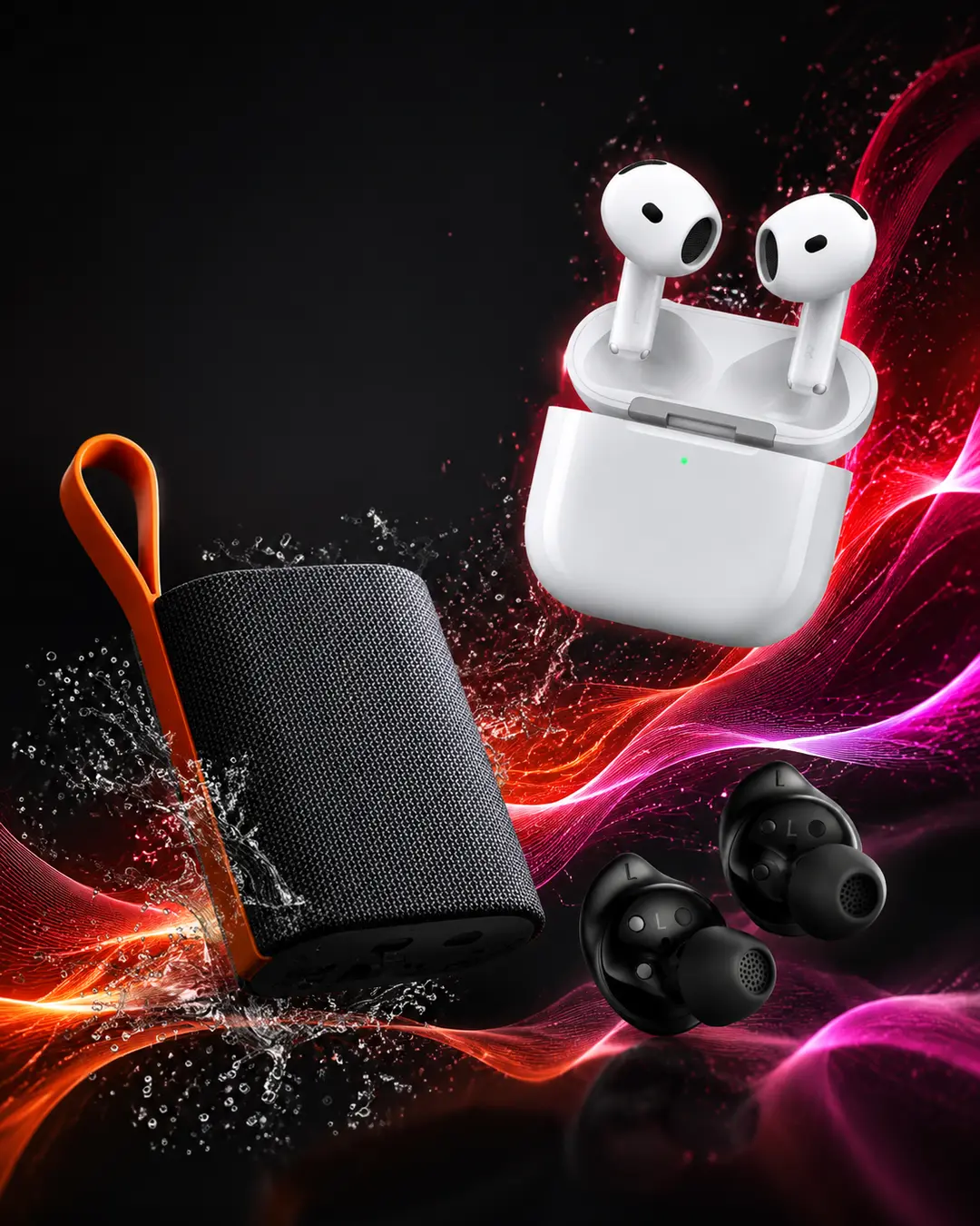 Parlante Xiaomi, AirPods y Galaxy Buds disponibles en Solotech